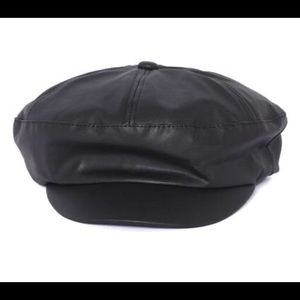 NWT Fashion Nova Faux Leather Cabbie Hat